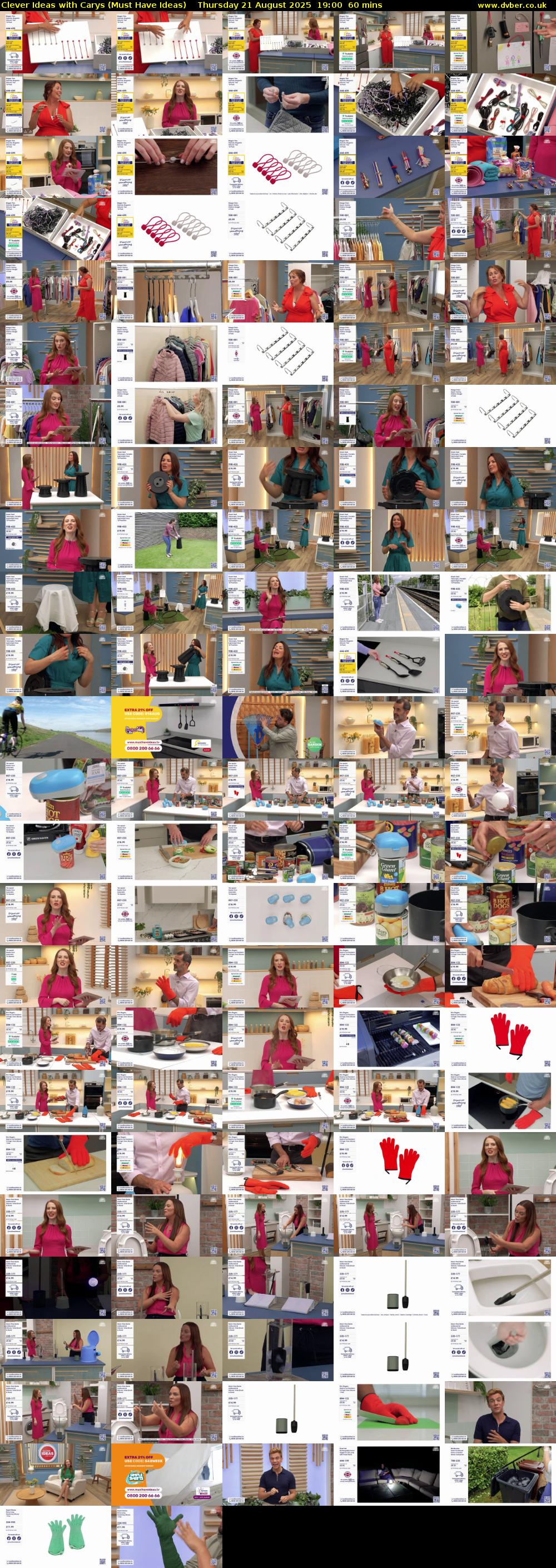 Clever Ideas with Carys (Must Have Ideas) Thursday 21 August 2025 19:00 - 20:00