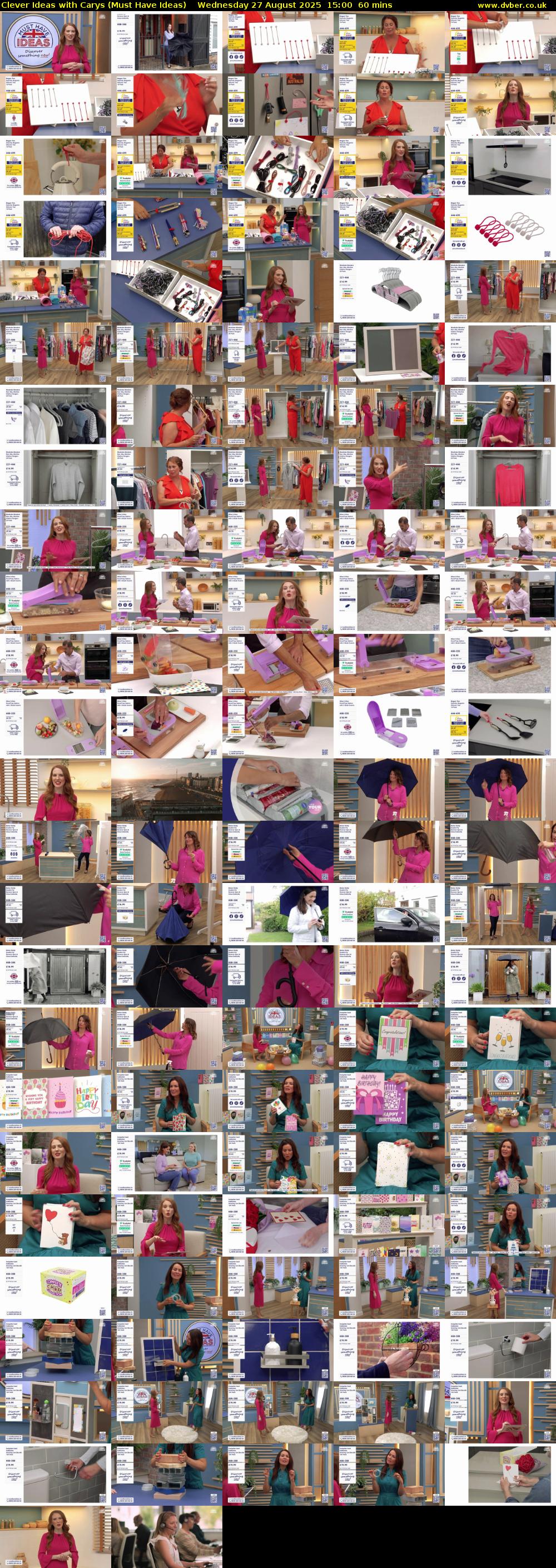 Clever Ideas with Carys (Must Have Ideas) Wednesday 27 August 2025 15:00 - 16:00