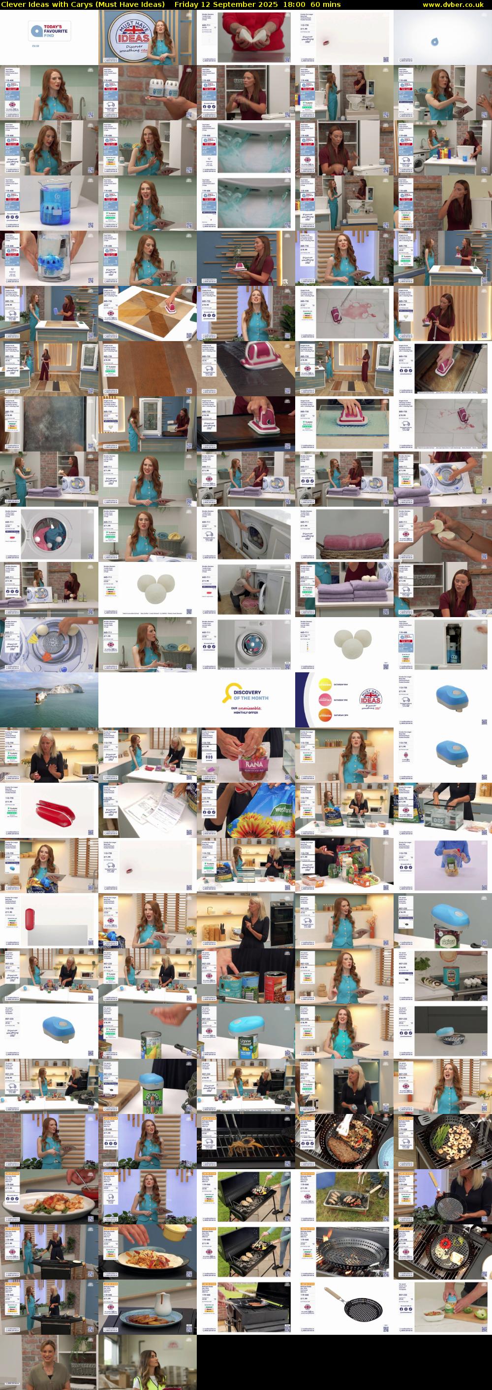 Clever Ideas with Carys (Must Have Ideas) Friday 12 September 2025 18:00 - 19:00