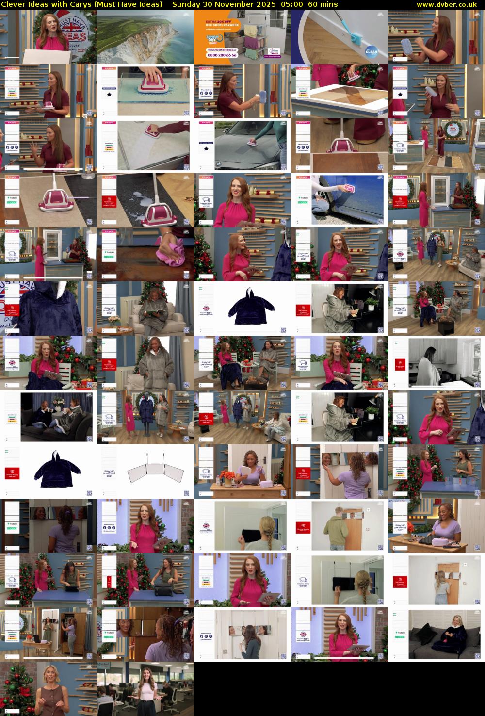 Clever Ideas with Carys (Must Have Ideas) Sunday 30 November 2025 05:00 - 06:00