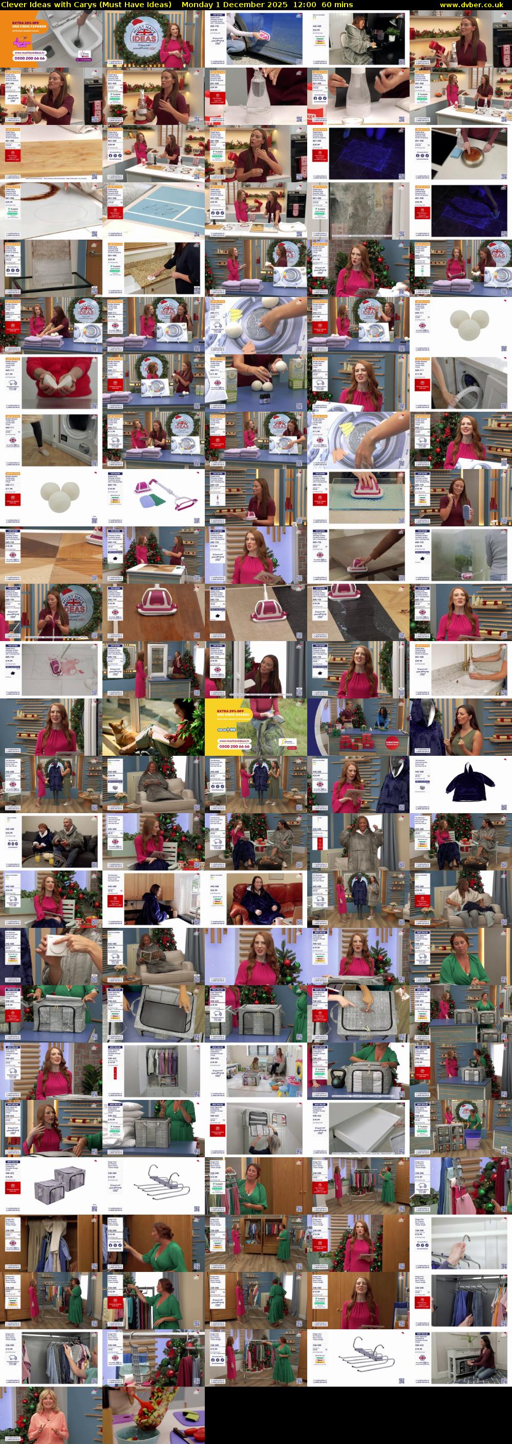 Clever Ideas with Carys (Must Have Ideas) Monday 1 December 2025 12:00 - 13:00