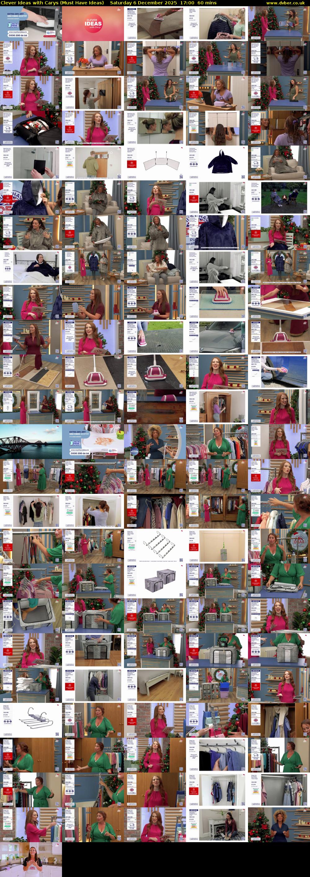 Clever Ideas with Carys (Must Have Ideas) Saturday 6 December 2025 17:00 - 18:00