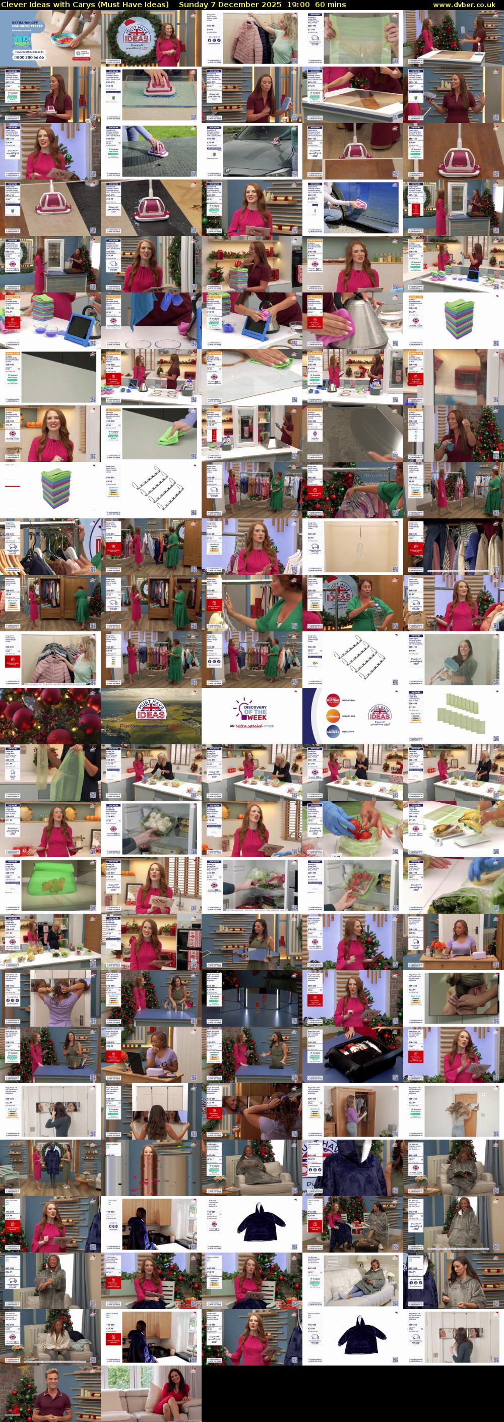 Clever Ideas with Carys (Must Have Ideas) Sunday 7 December 2025 19:00 - 20:00