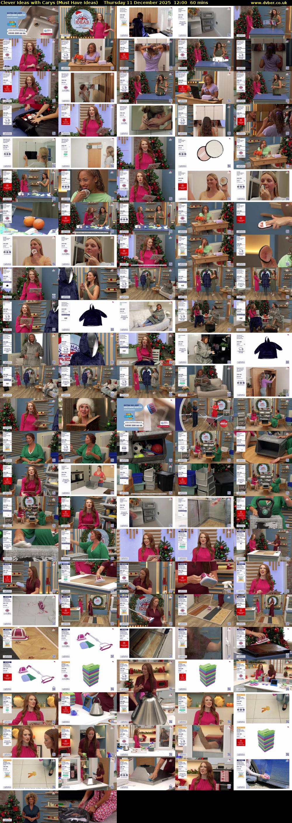 Clever Ideas with Carys (Must Have Ideas) Thursday 11 December 2025 12:00 - 13:00