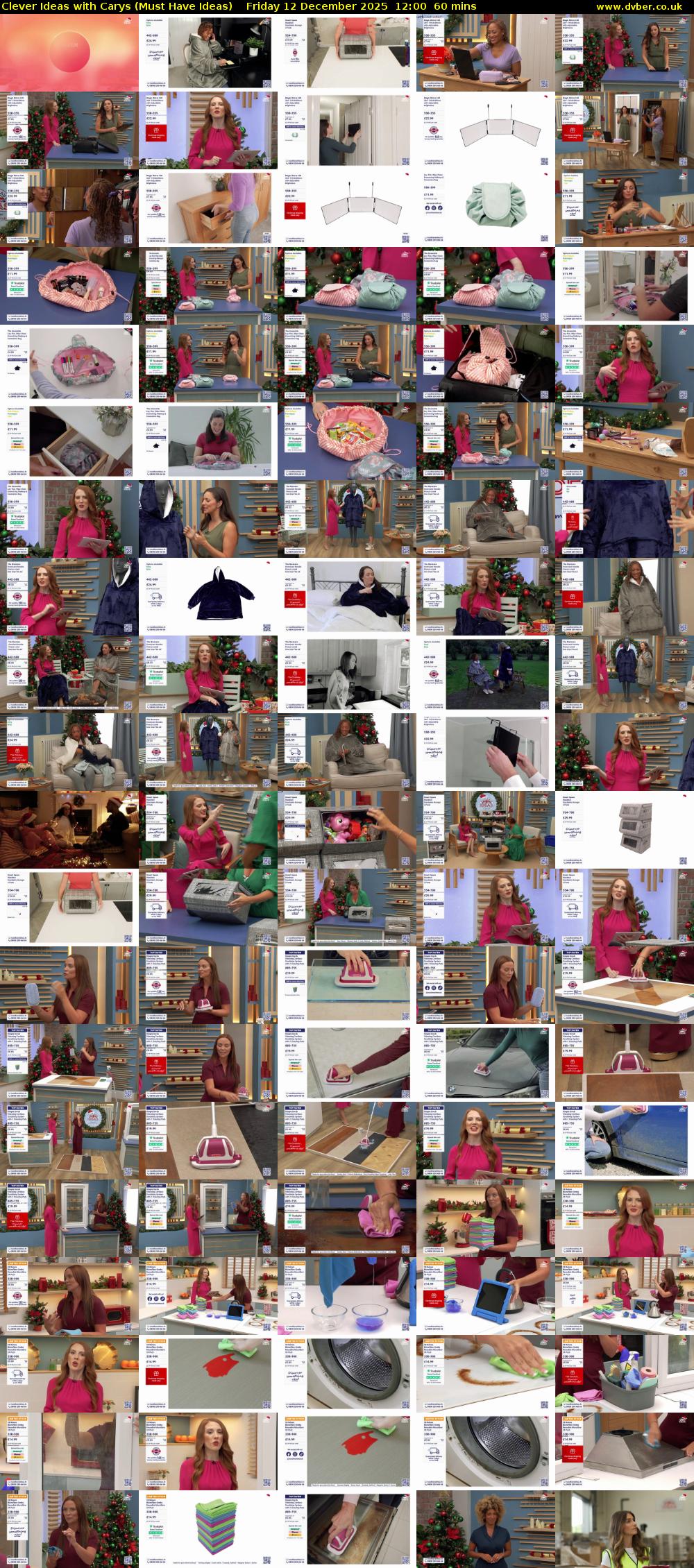 Clever Ideas with Carys (Must Have Ideas) Friday 12 December 2025 12:00 - 13:00