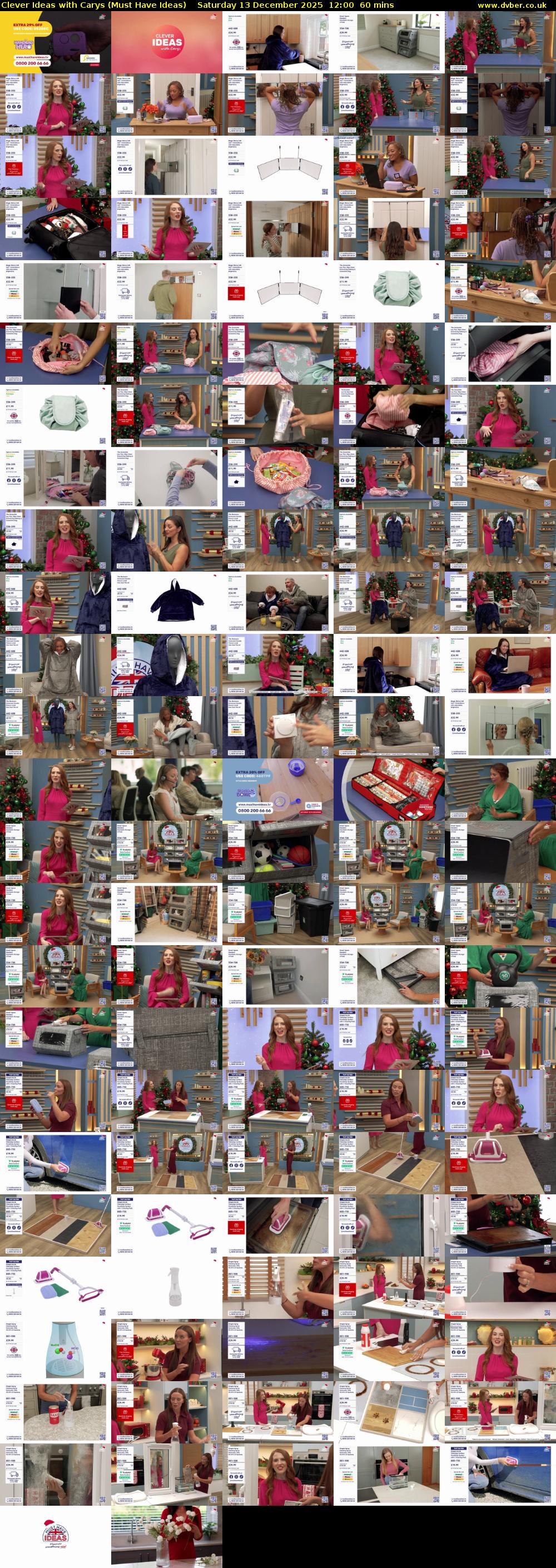 Clever Ideas with Carys (Must Have Ideas) Saturday 13 December 2025 12:00 - 13:00