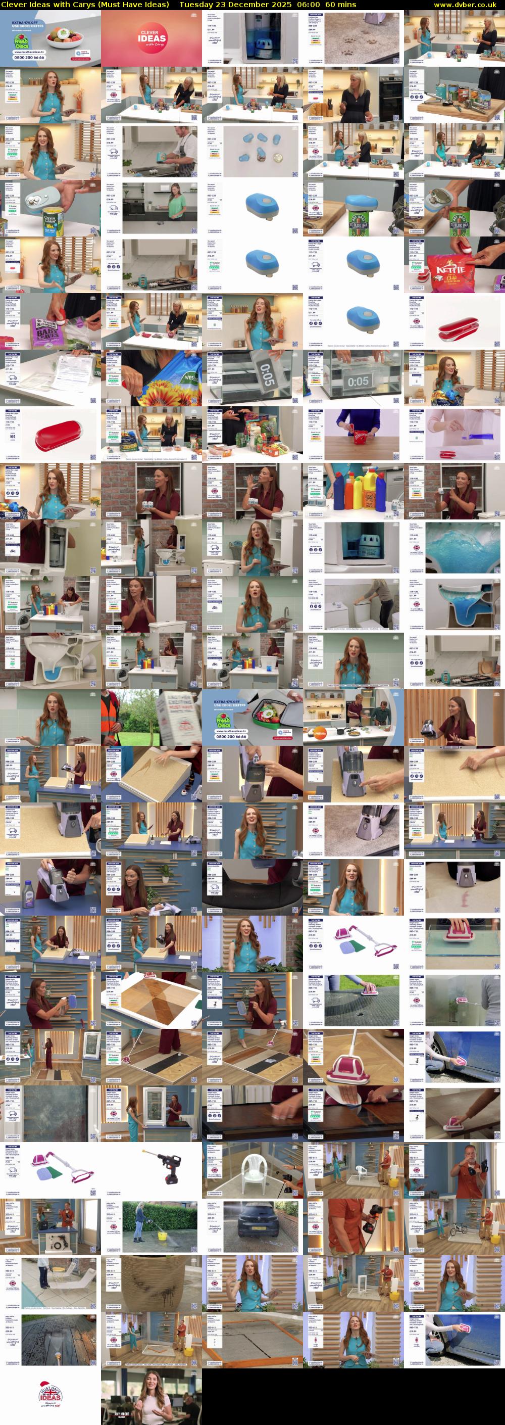 Clever Ideas with Carys (Must Have Ideas) Tuesday 23 December 2025 06:00 - 07:00