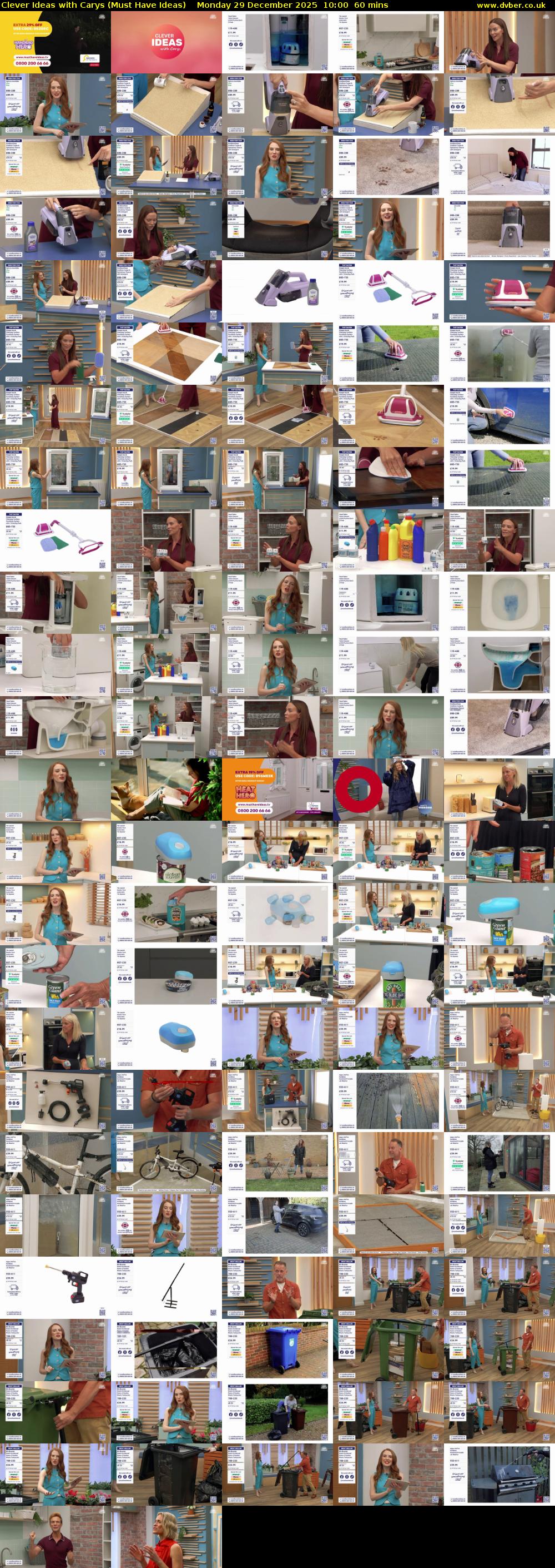 Clever Ideas with Carys (Must Have Ideas) Monday 29 December 2025 10:00 - 11:00