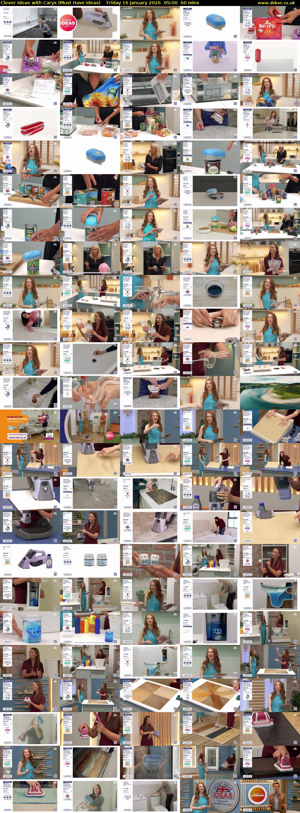 Clever Ideas with Carys (Must Have Ideas) Friday 16 January 2026 05:00 - 06:00