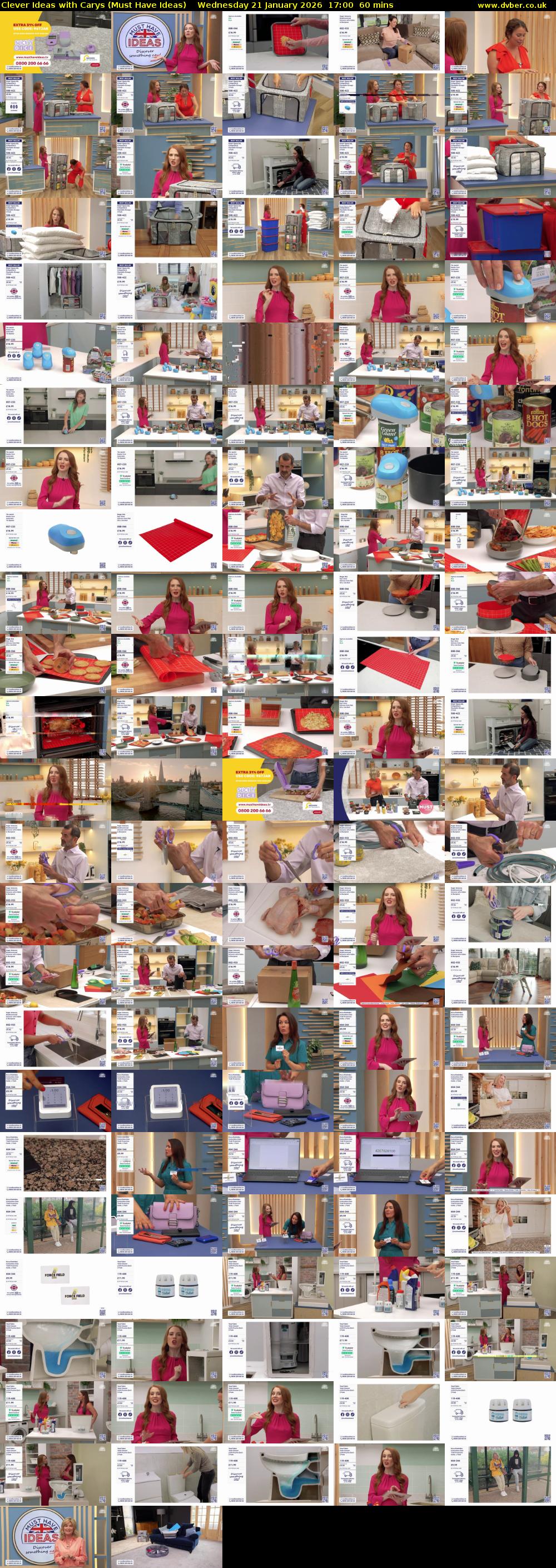 Clever Ideas with Carys (Must Have Ideas) Wednesday 21 January 2026 17:00 - 18:00