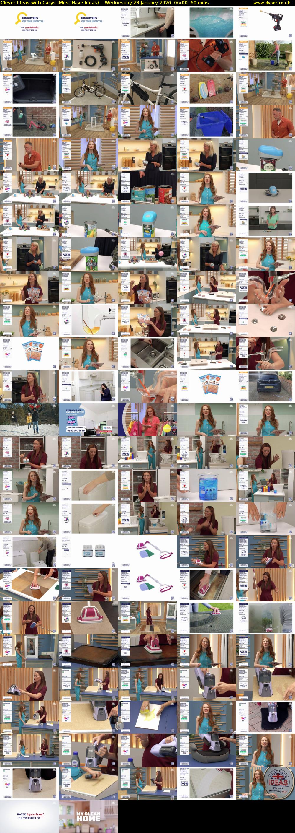 Clever Ideas with Carys (Must Have Ideas) Wednesday 28 January 2026 06:00 - 07:00