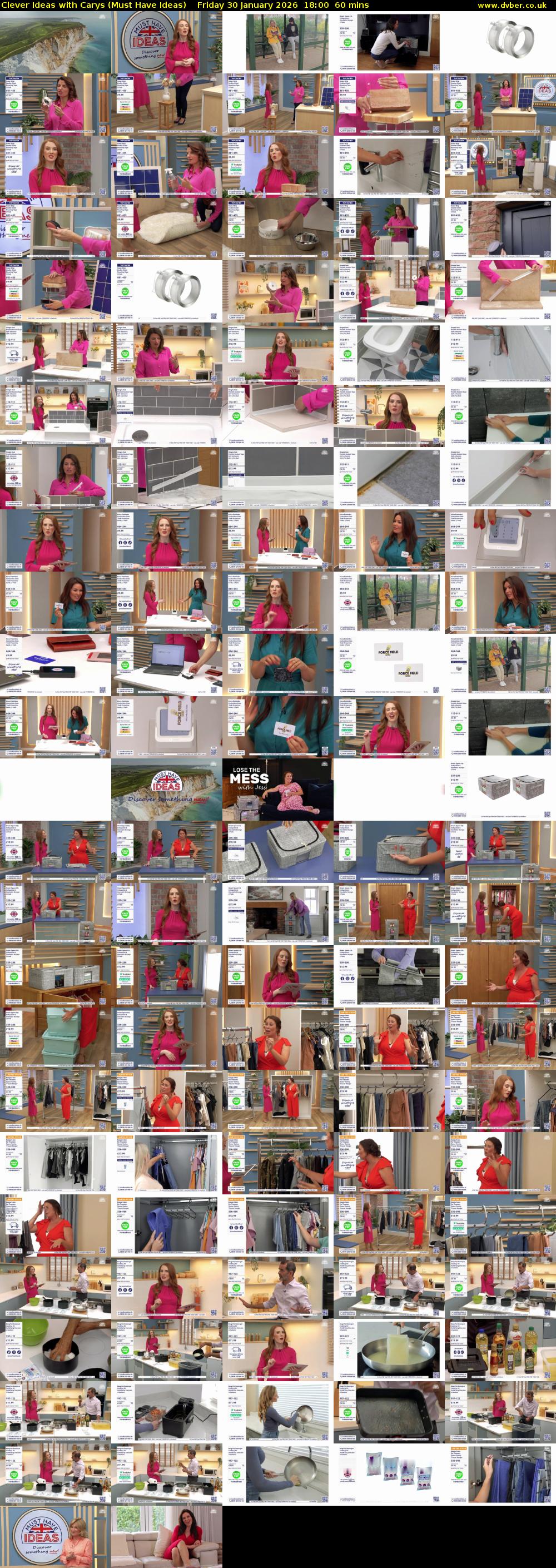 Clever Ideas with Carys (Must Have Ideas) Friday 30 January 2026 18:00 - 19:00