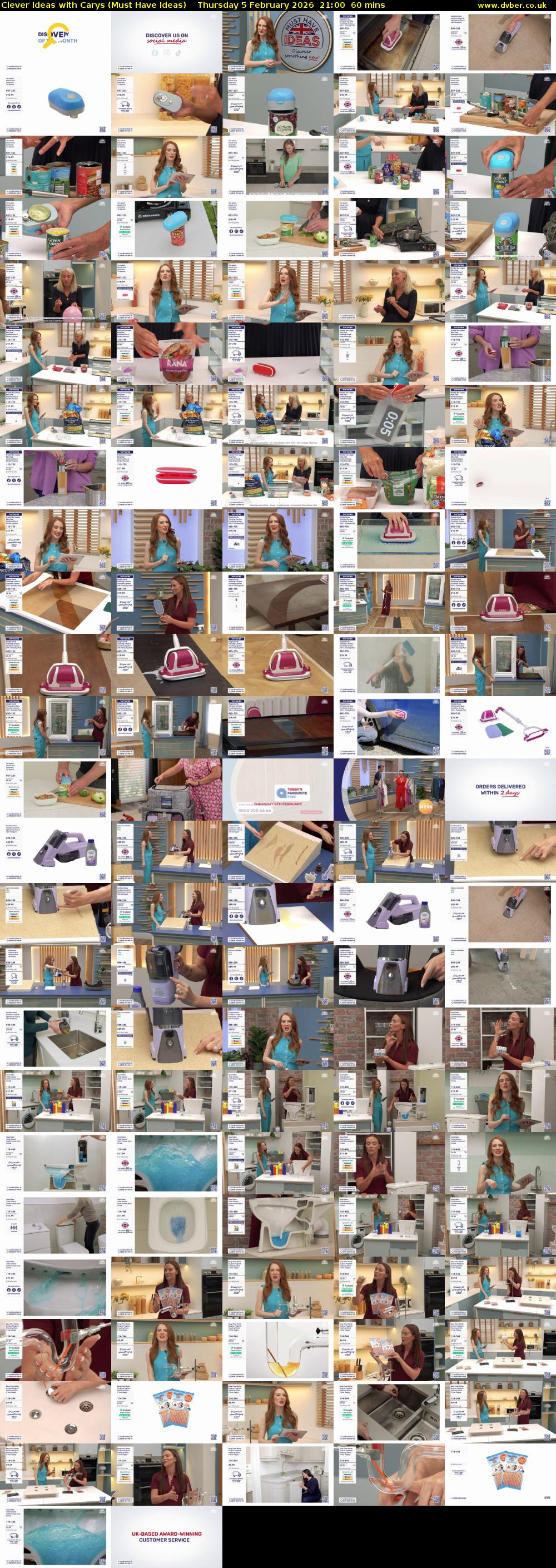 Clever Ideas with Carys (Must Have Ideas) Thursday 5 February 2026 21:00 - 22:00