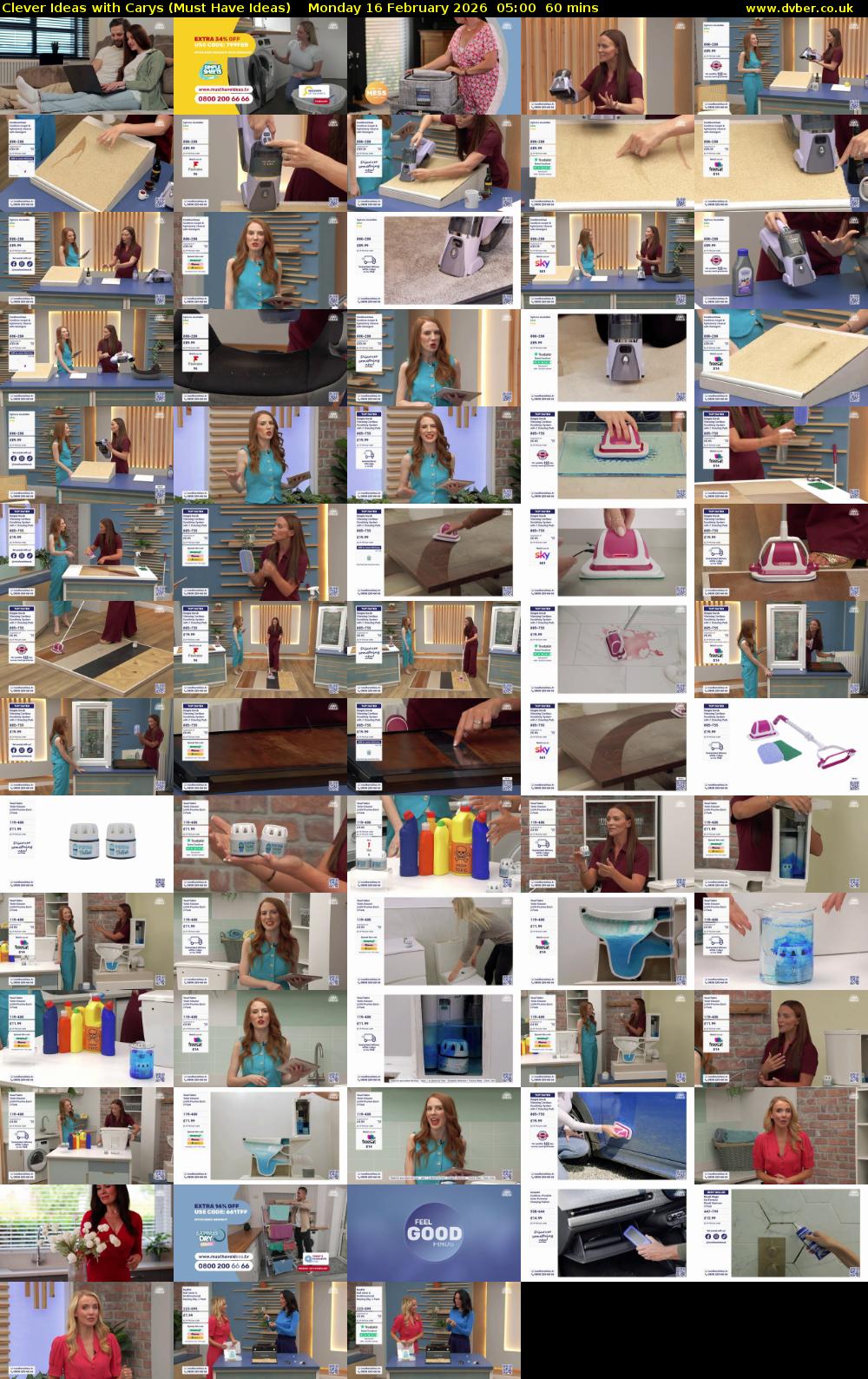 Clever Ideas with Carys (Must Have Ideas) Monday 16 February 2026 05:00 - 06:00