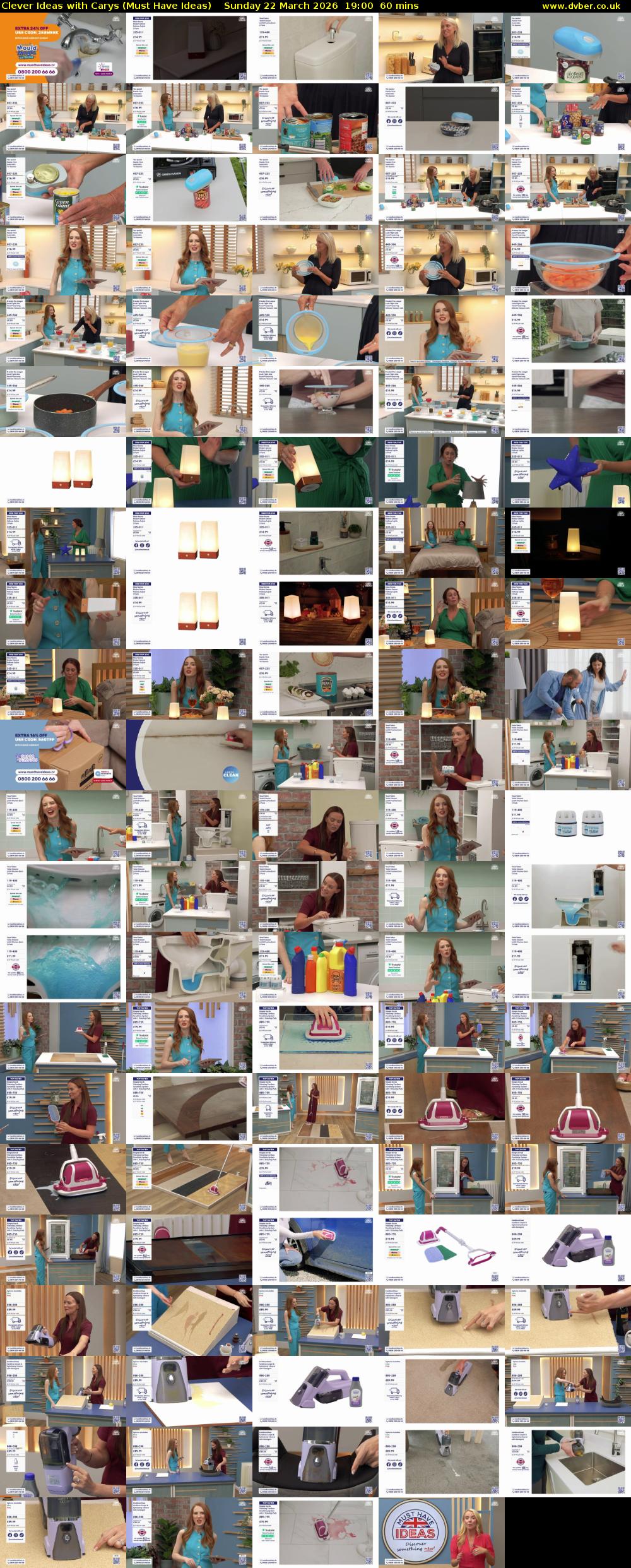 Clever Ideas with Carys (Must Have Ideas) Sunday 22 March 2026 19:00 - 20:00