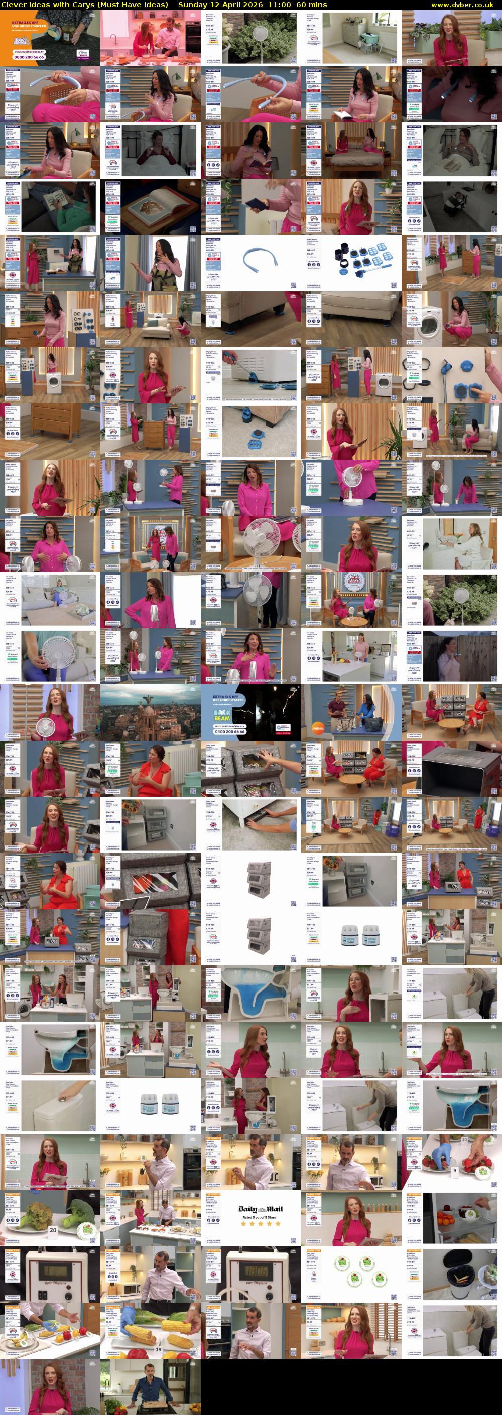 Clever Ideas with Carys (Must Have Ideas) Sunday 12 April 2026 11:00 - 12:00