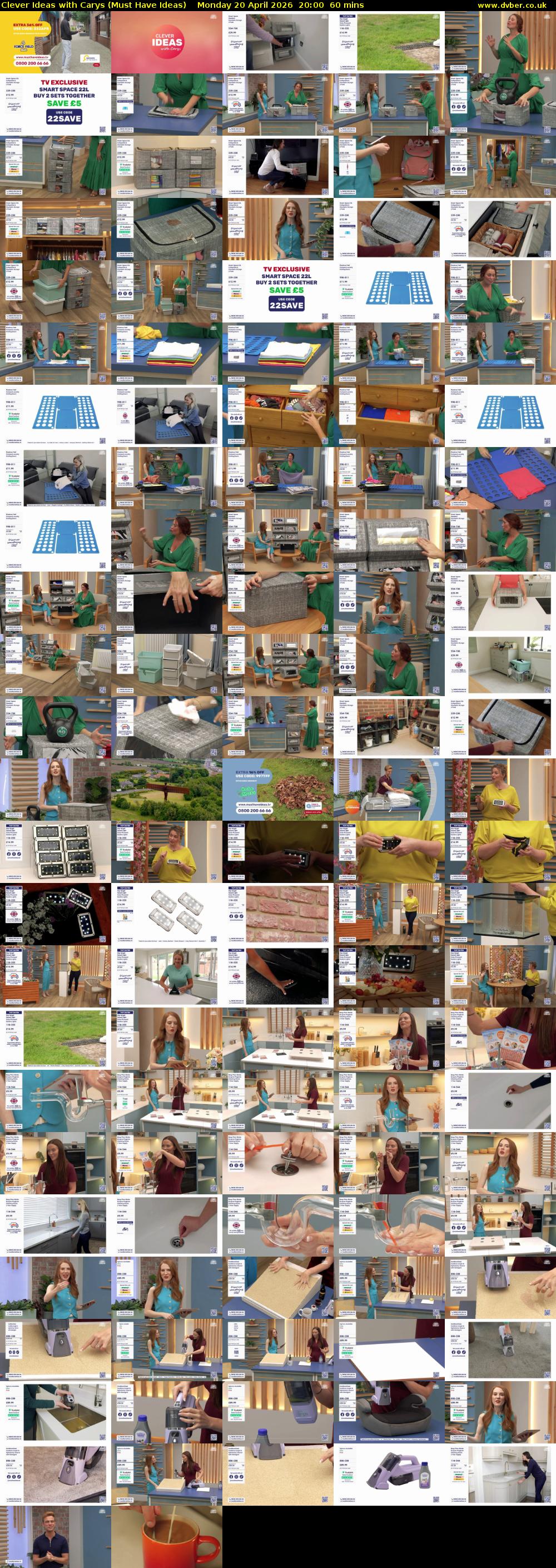 Clever Ideas with Carys (Must Have Ideas) Monday 20 April 2026 20:00 - 21:00