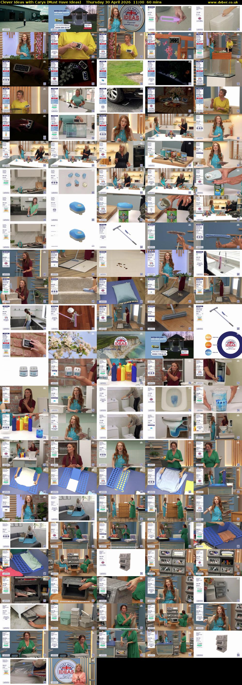 Clever Ideas with Carys (Must Have Ideas) Thursday 30 April 2026 11:00 - 12:00