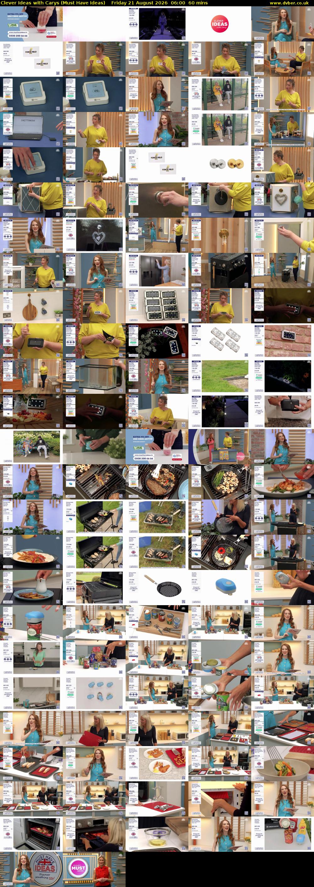 Clever Ideas with Carys (Must Have Ideas) Friday 21 August 2026 06:00 - 07:00