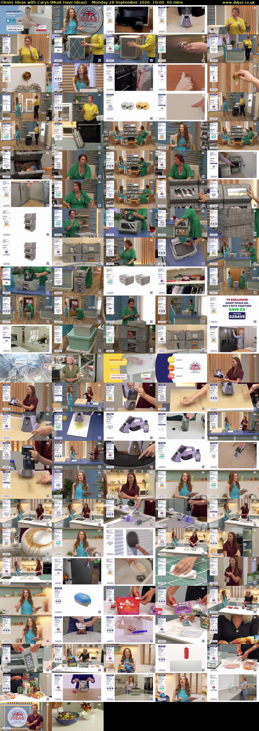 Clever Ideas with Carys (Must Have Ideas) Monday 28 September 2026 10:00 - 11:00