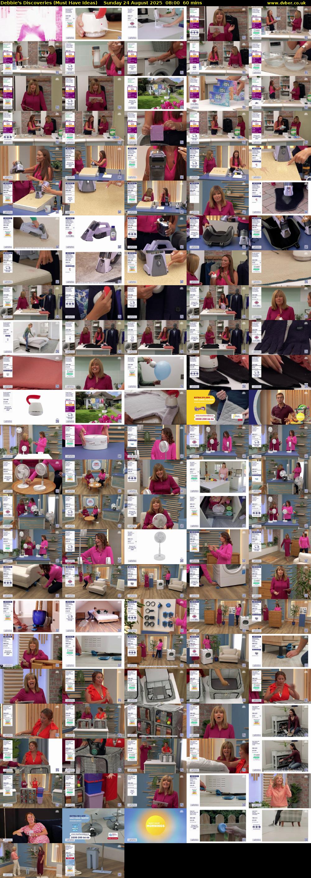 Debbie's Discoveries (Must Have Ideas) Sunday 24 August 2025 08:00 - 09:00