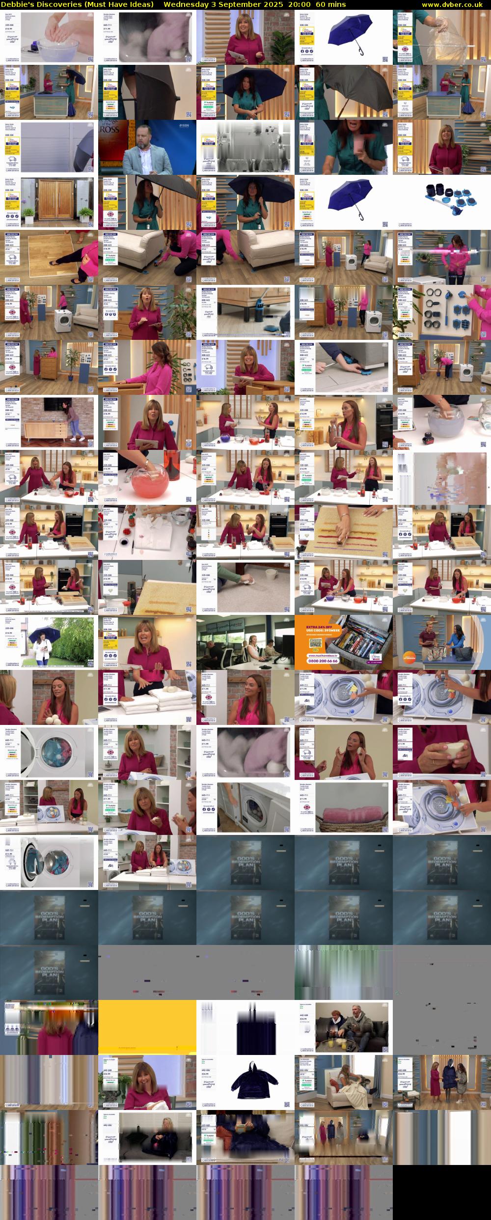 Debbie's Discoveries (Must Have Ideas) Wednesday 3 September 2025 20:00 - 21:00