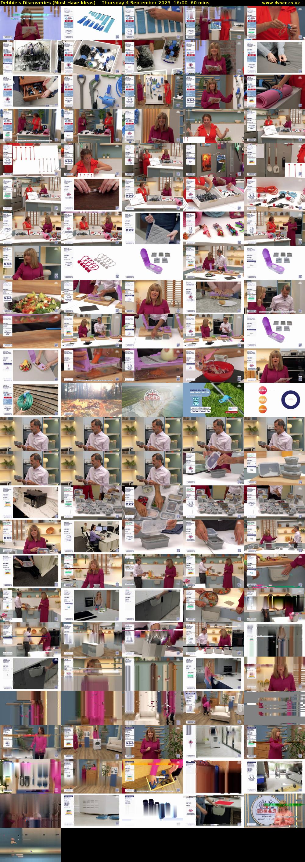 Debbie's Discoveries (Must Have Ideas) Thursday 4 September 2025 16:00 - 17:00
