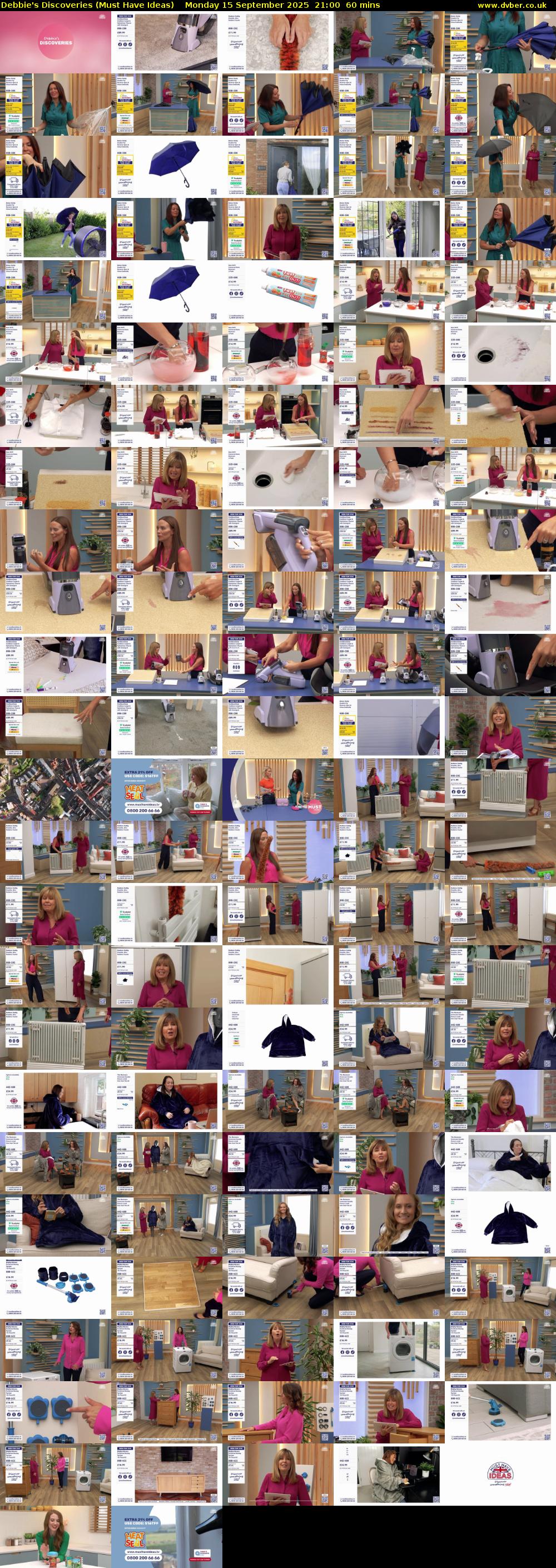 Debbie's Discoveries (Must Have Ideas) Monday 15 September 2025 21:00 - 22:00