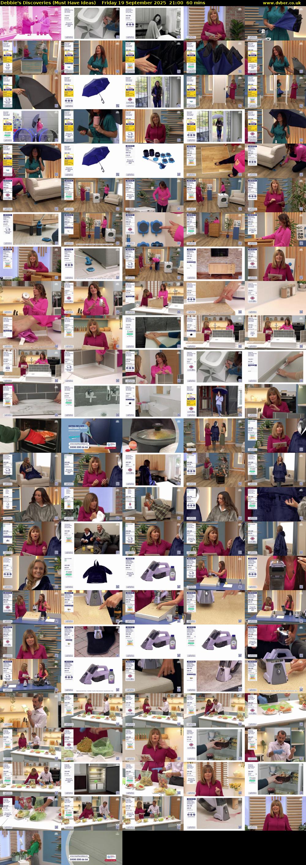 Debbie's Discoveries (Must Have Ideas) Friday 19 September 2025 21:00 - 22:00