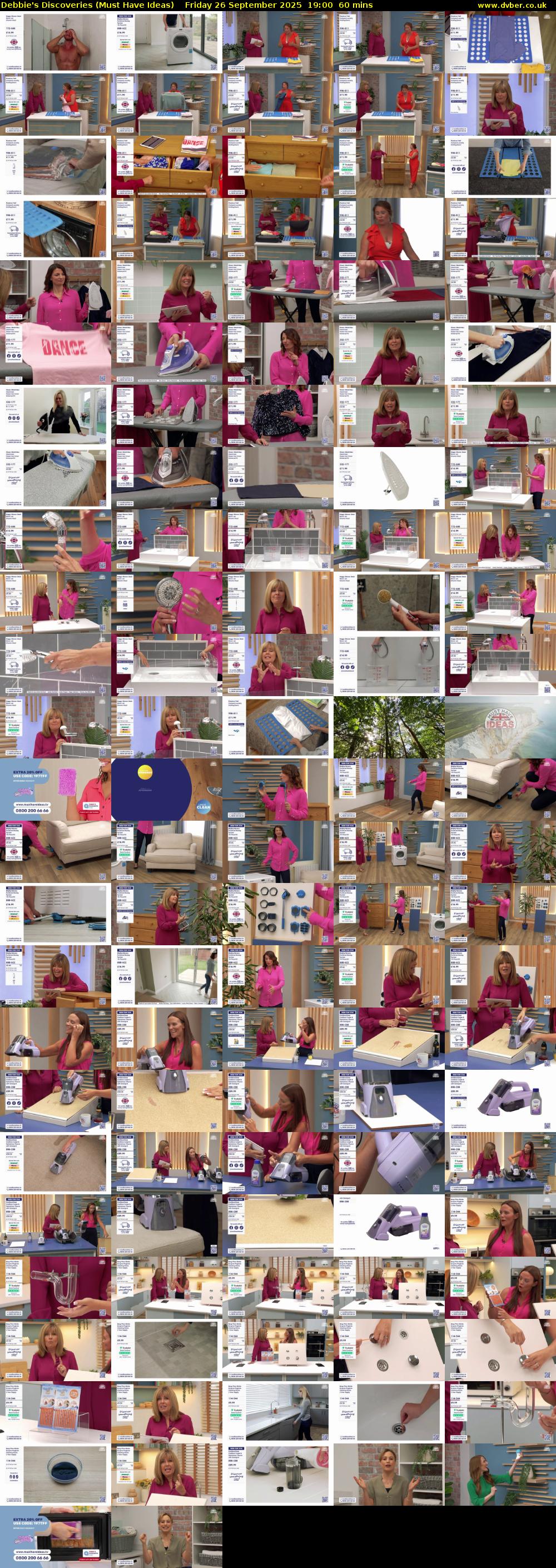 Debbie's Discoveries (Must Have Ideas) Friday 26 September 2025 19:00 - 20:00