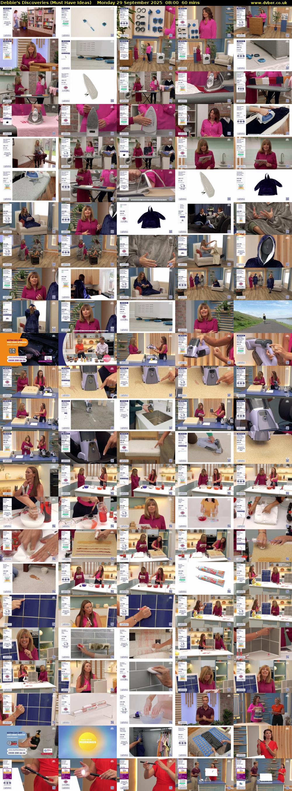Debbie's Discoveries (Must Have Ideas) Monday 29 September 2025 08:00 - 09:00