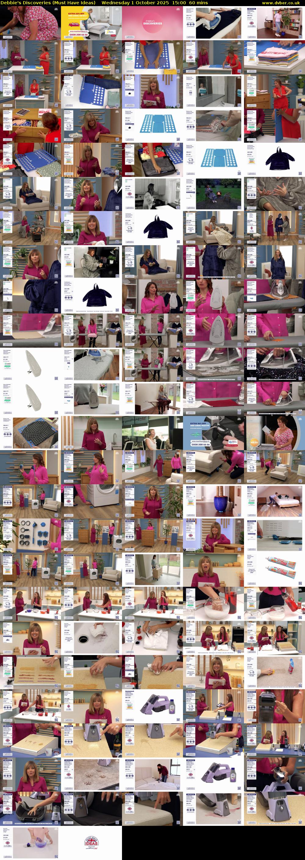 Debbie's Discoveries (Must Have Ideas) Wednesday 1 October 2025 15:00 - 16:00