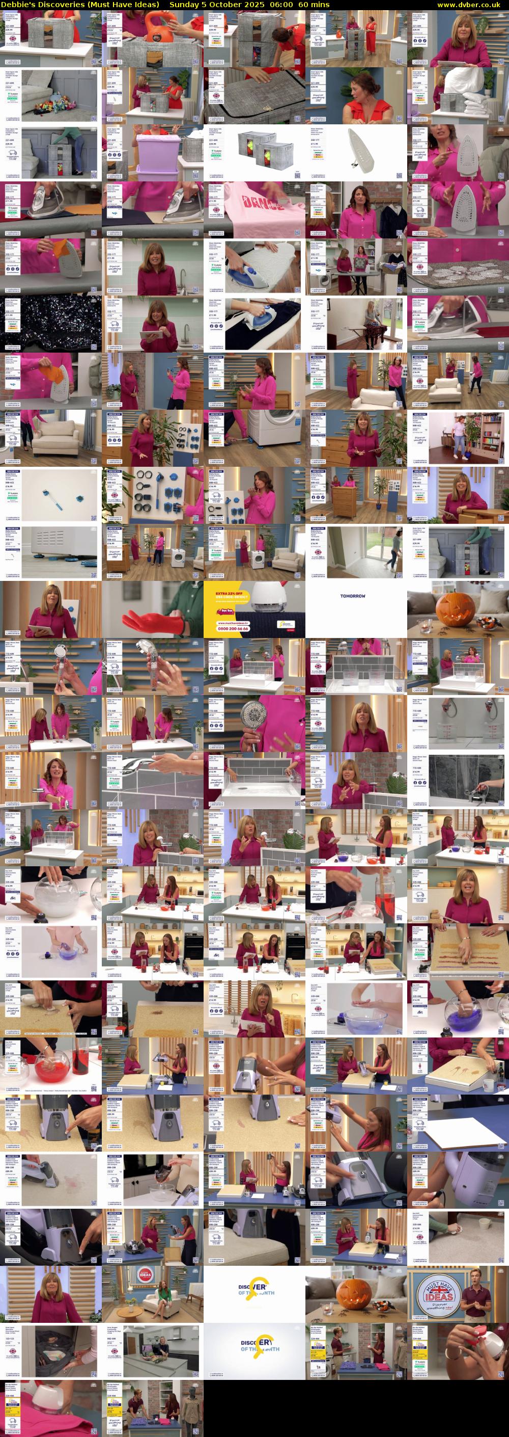 Debbie's Discoveries (Must Have Ideas) Sunday 5 October 2025 06:00 - 07:00