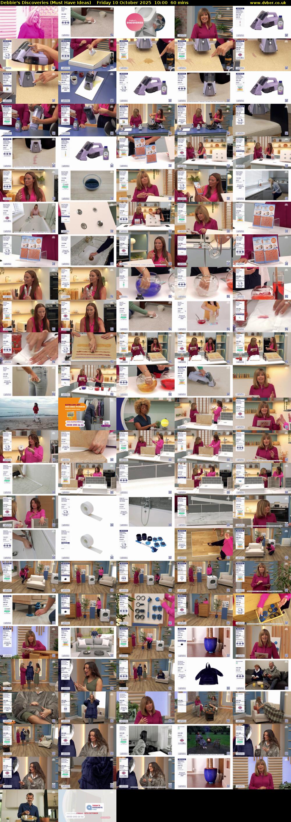 Debbie's Discoveries (Must Have Ideas) Friday 10 October 2025 10:00 - 11:00