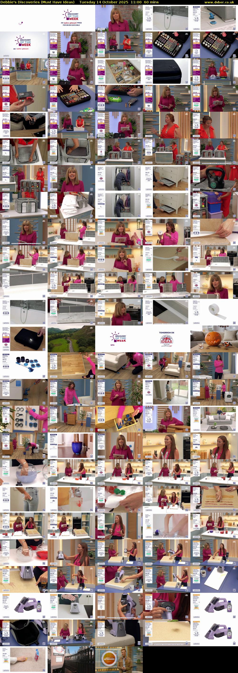 Debbie's Discoveries (Must Have Ideas) Tuesday 14 October 2025 11:00 - 12:00