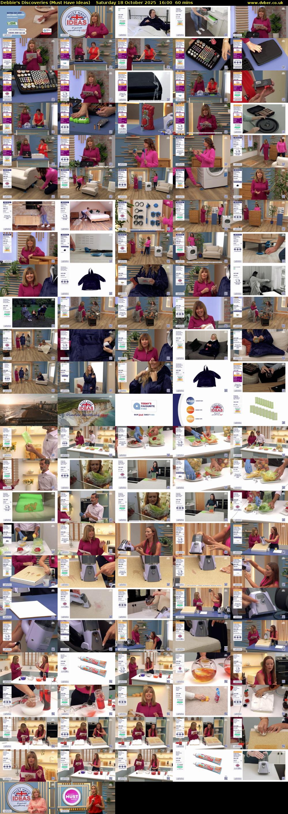 Debbie's Discoveries (Must Have Ideas) Saturday 18 October 2025 16:00 - 17:00