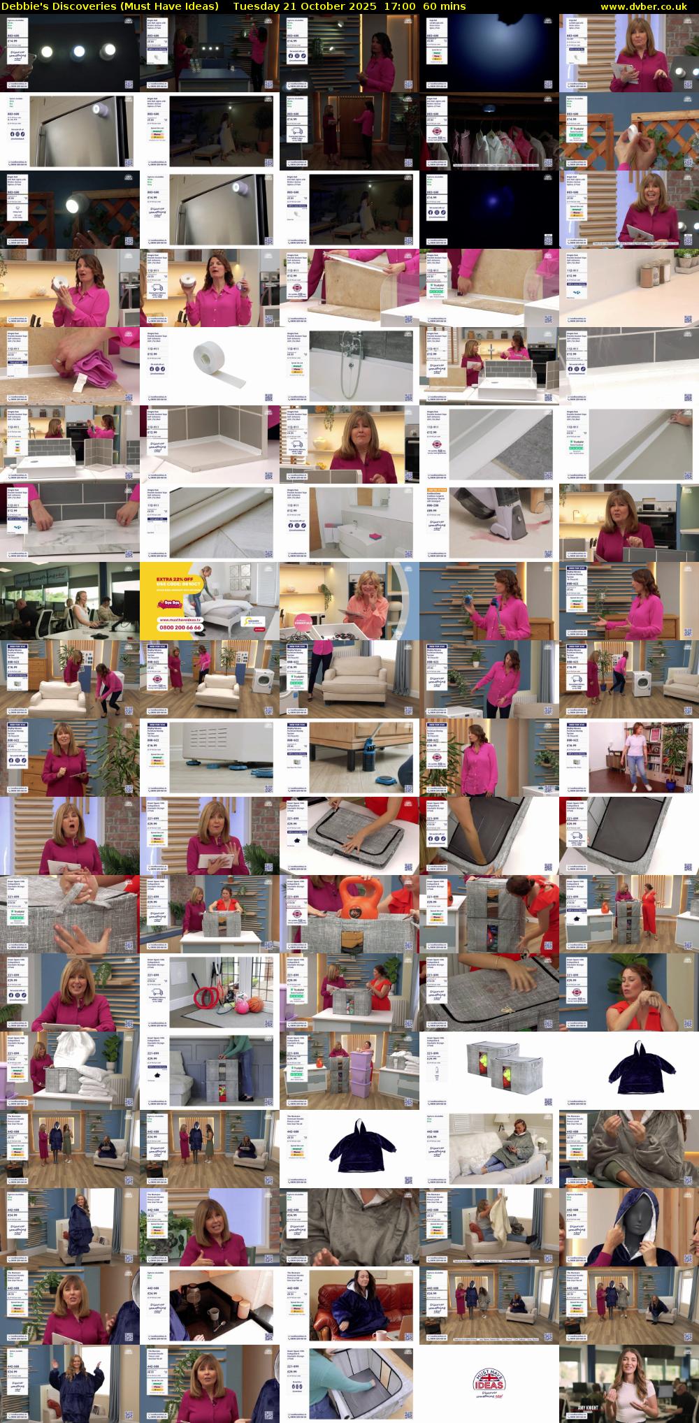 Debbie's Discoveries (Must Have Ideas) Tuesday 21 October 2025 17:00 - 18:00