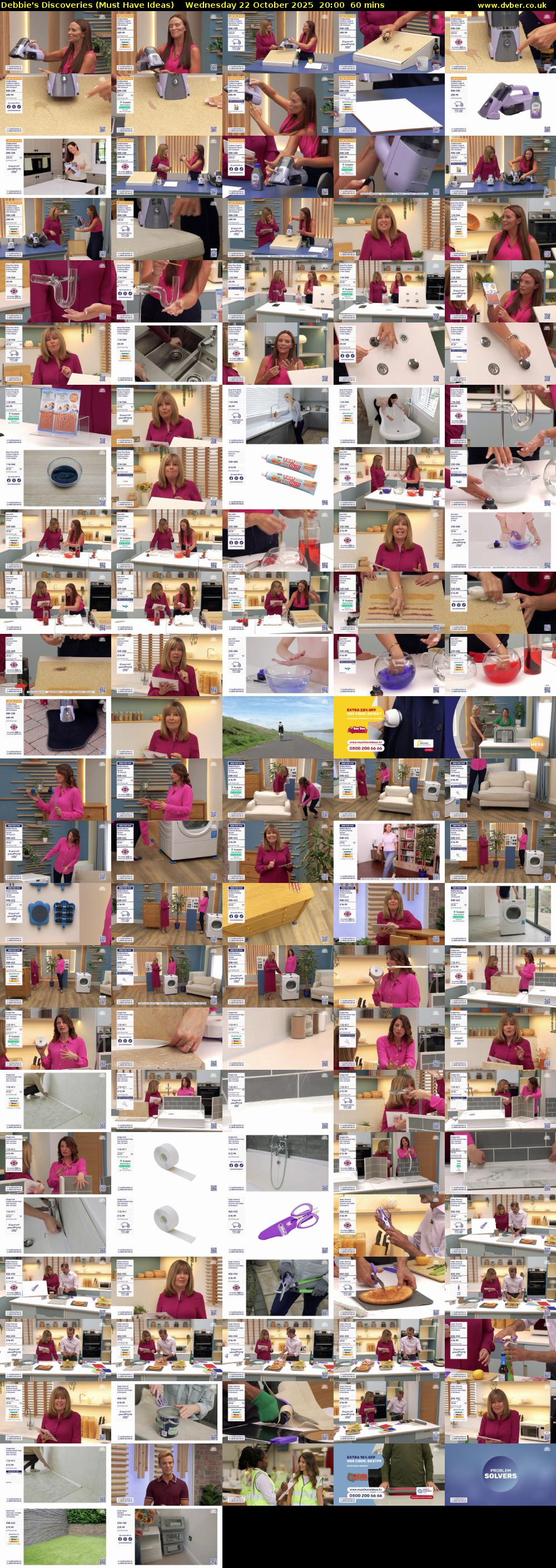 Debbie's Discoveries (Must Have Ideas) Wednesday 22 October 2025 20:00 - 21:00