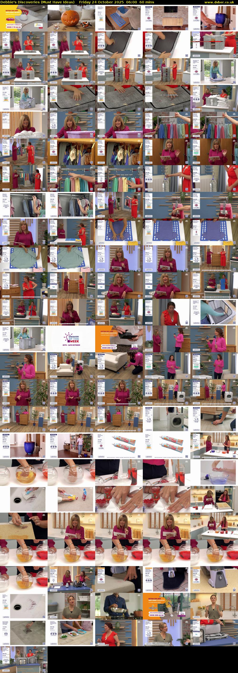 Debbie's Discoveries (Must Have Ideas) Friday 24 October 2025 06:00 - 07:00