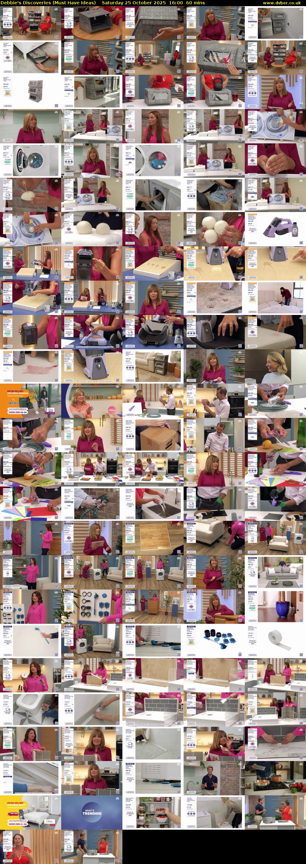 Debbie's Discoveries (Must Have Ideas) Saturday 25 October 2025 16:00 - 17:00