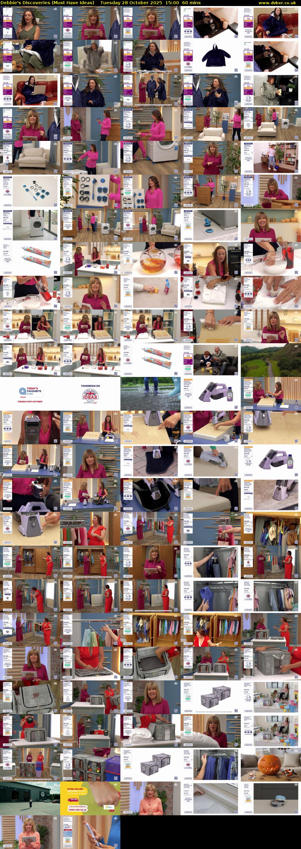 Debbie's Discoveries (Must Have Ideas) Tuesday 28 October 2025 15:00 - 16:00