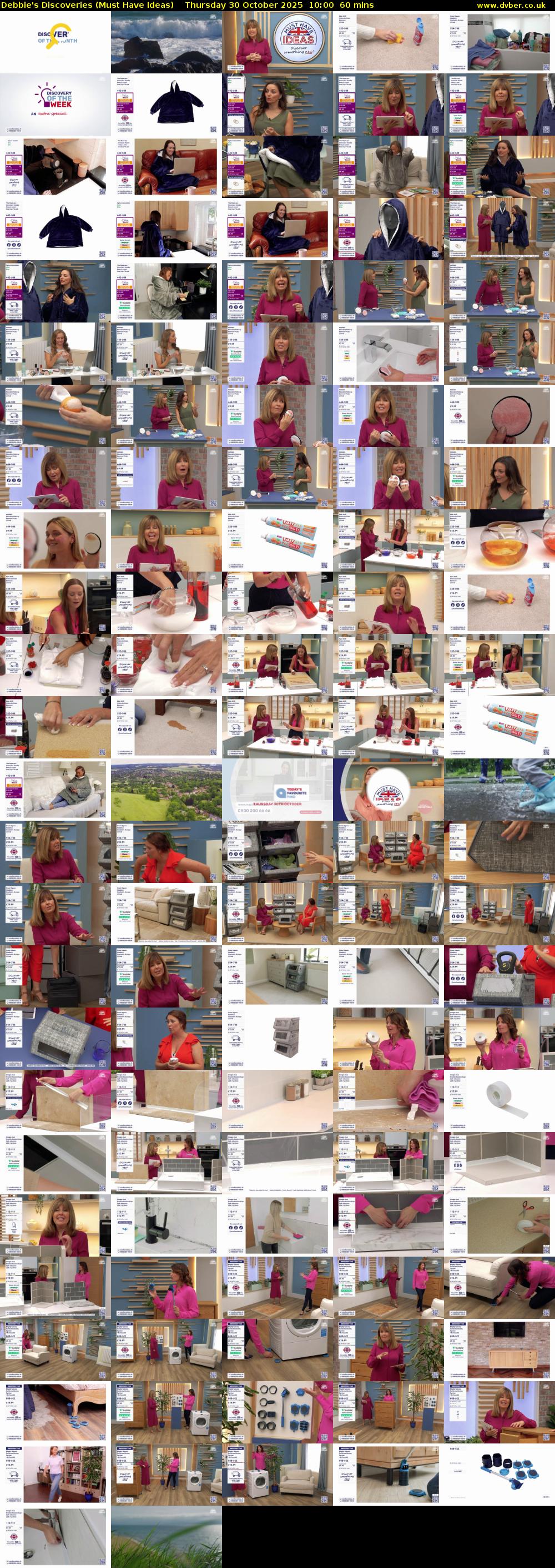 Debbie's Discoveries (Must Have Ideas) Thursday 30 October 2025 10:00 - 11:00