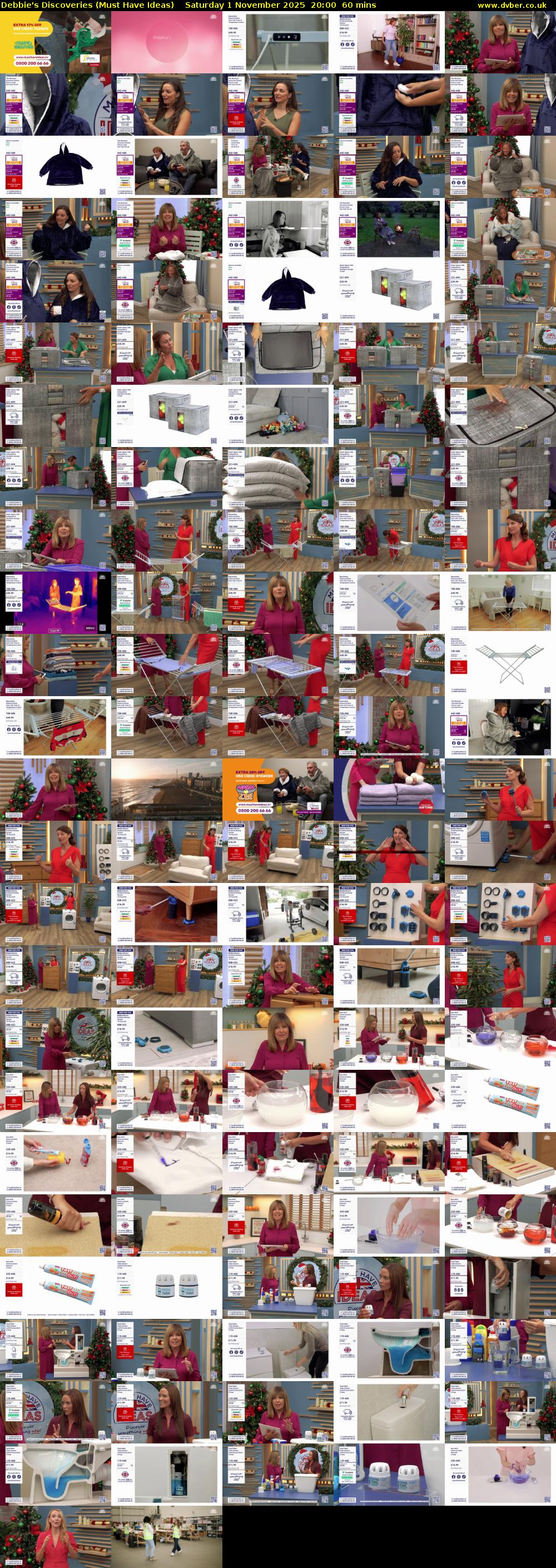 Debbie's Discoveries (Must Have Ideas) Saturday 1 November 2025 20:00 - 21:00