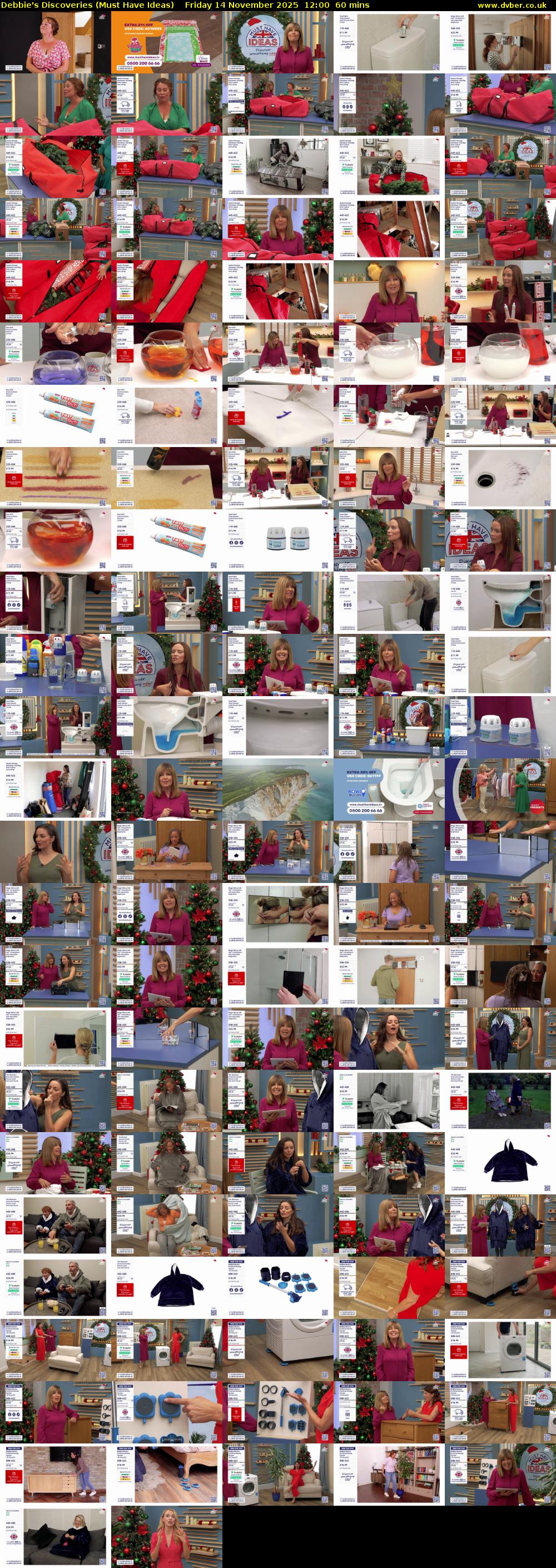 Debbie's Discoveries (Must Have Ideas) Friday 14 November 2025 12:00 - 13:00