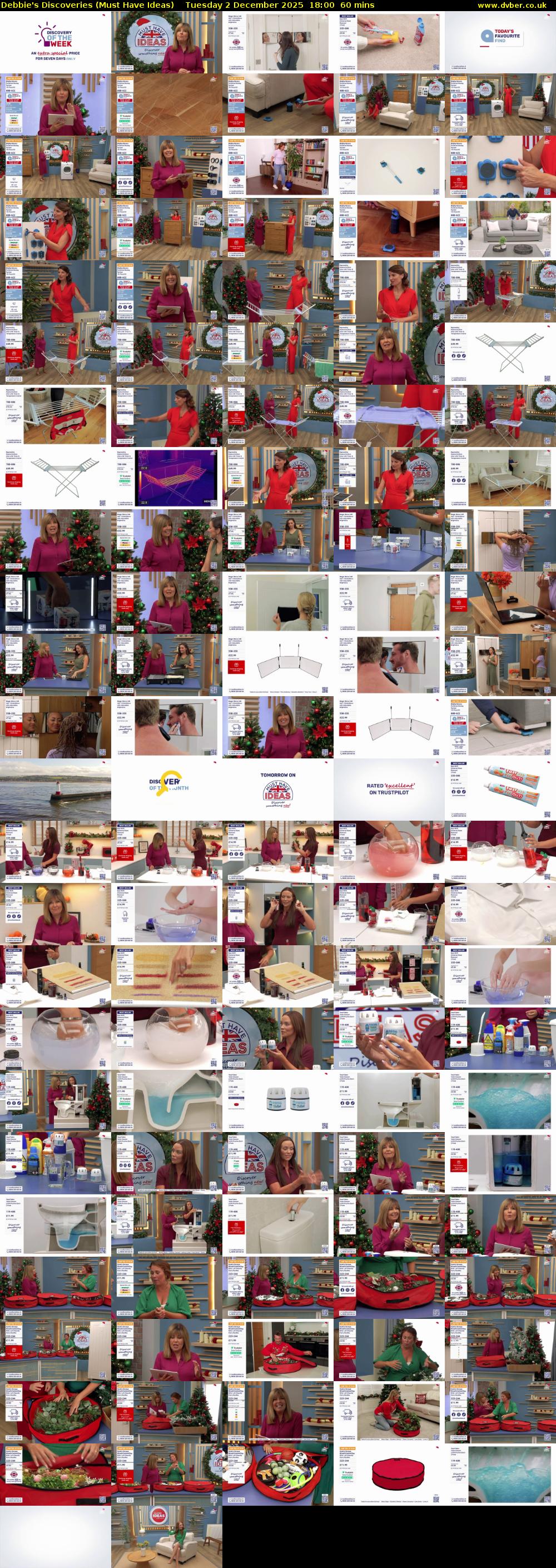 Debbie's Discoveries (Must Have Ideas) Tuesday 2 December 2025 18:00 - 19:00