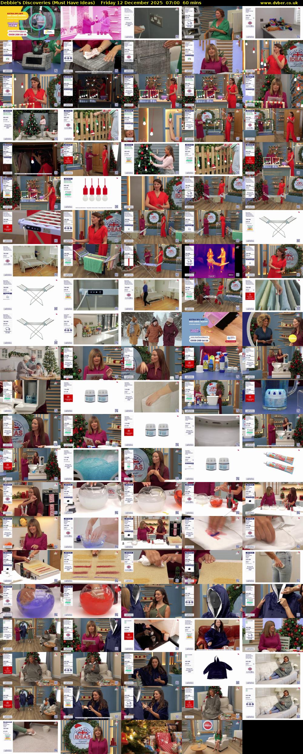 Debbie's Discoveries (Must Have Ideas) Friday 12 December 2025 07:00 - 08:00