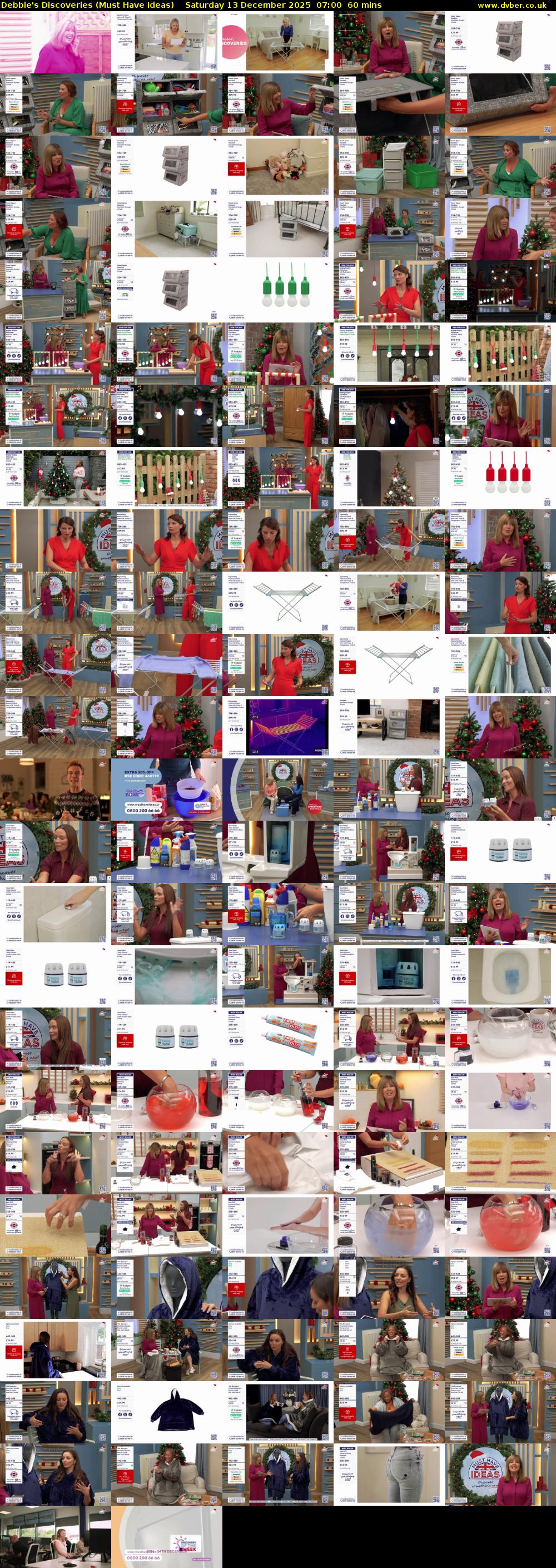 Debbie's Discoveries (Must Have Ideas) Saturday 13 December 2025 07:00 - 08:00