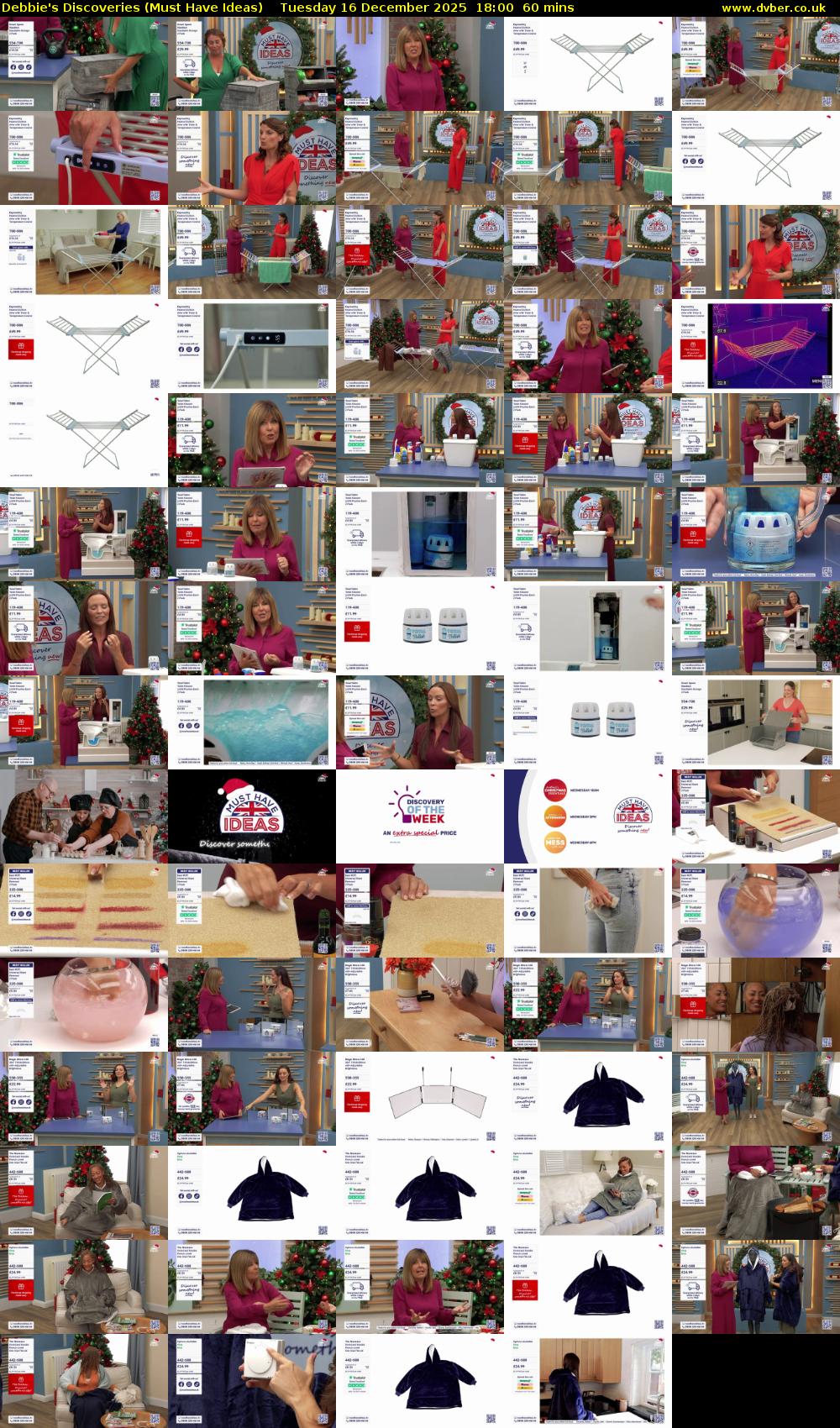 Debbie's Discoveries (Must Have Ideas) Tuesday 16 December 2025 18:00 - 19:00