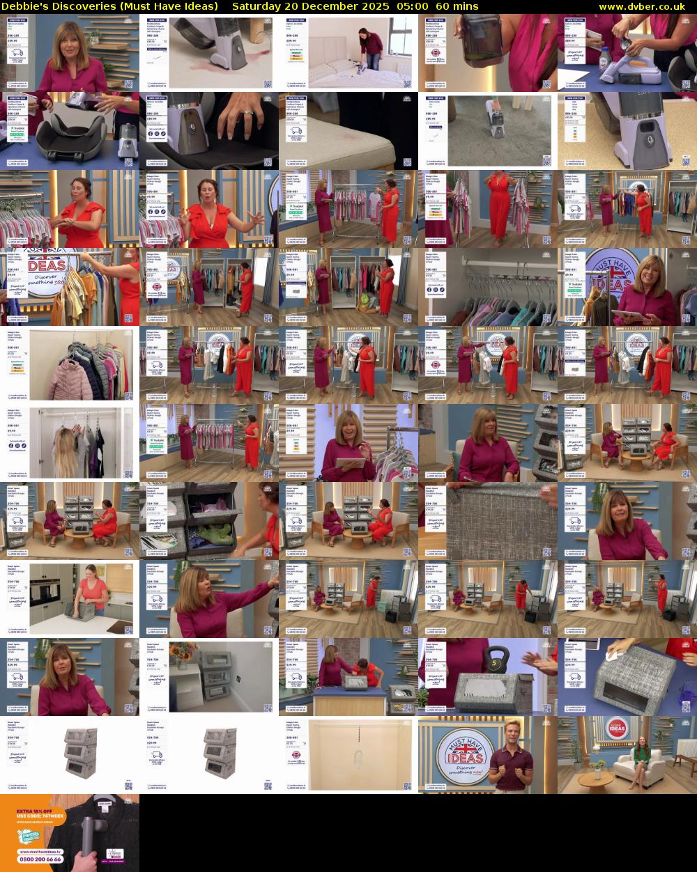 Debbie's Discoveries (Must Have Ideas) Saturday 20 December 2025 05:00 - 06:00