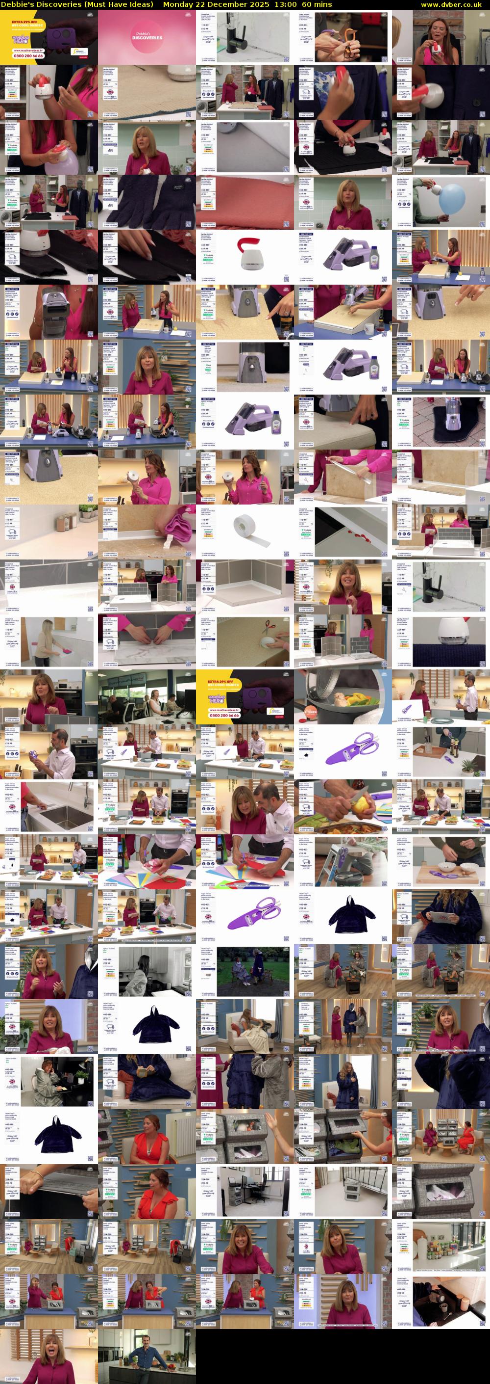 Debbie's Discoveries (Must Have Ideas) Monday 22 December 2025 13:00 - 14:00